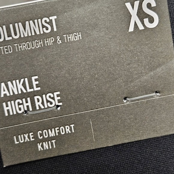 NWT EXPRESS COLUMNIST BLACK HIGH-RISE ANKLE LEGGINGS WOMEN'S SIZE XS - Picture 4 of 4